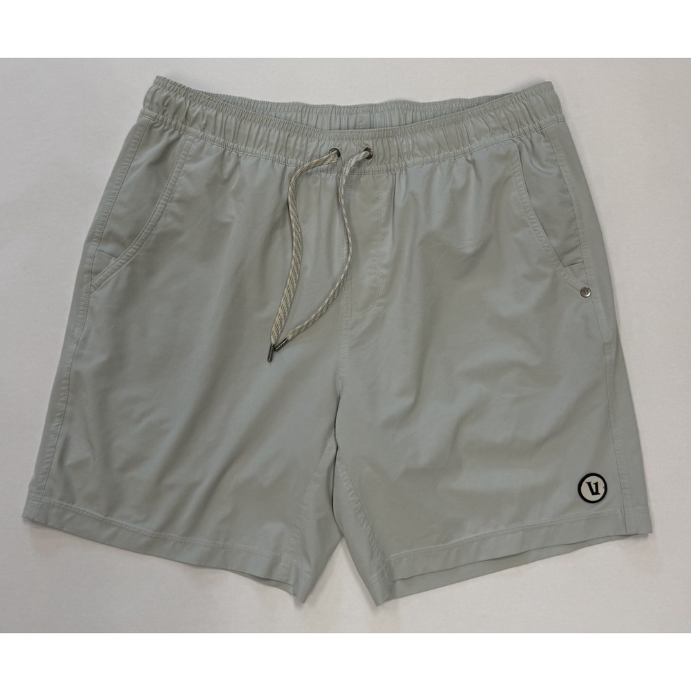 Vuori Mens Kore Shorts Lined 7 In XL Grey